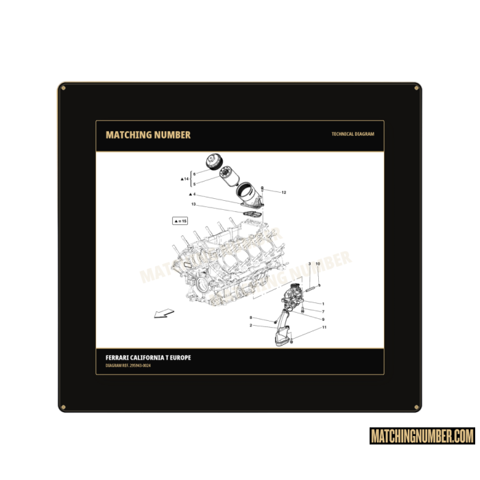 Oil filter complete with cap Ferrari 295943