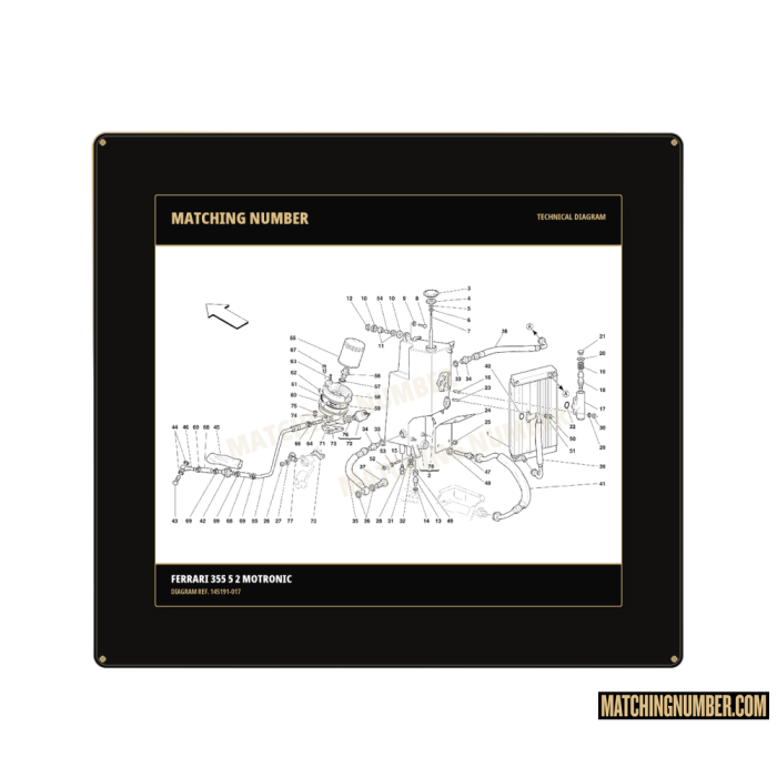 Gasket Ø 46 × 36 Ferrari 145191