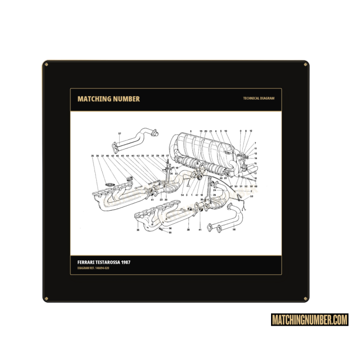 Guarnizione collettore di scarico Ferrari 146694