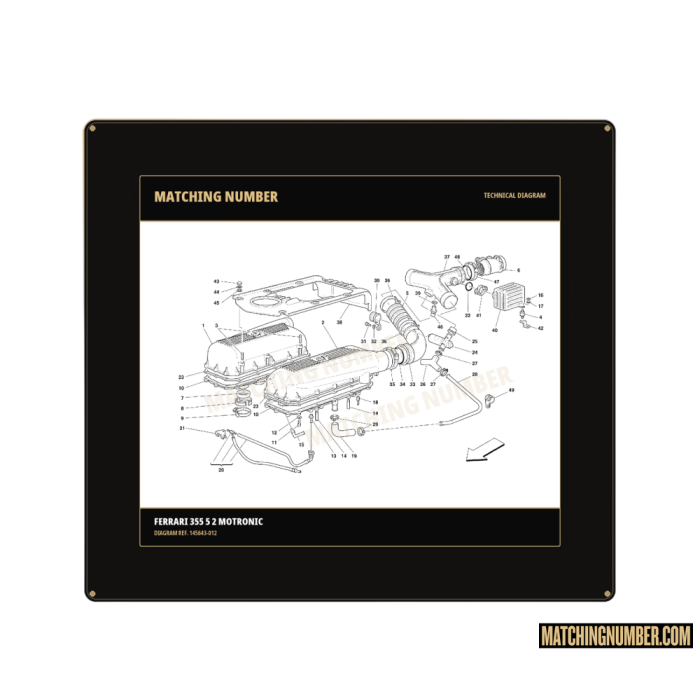 Guarnizione fra polmone e collettore Ferrari 145643