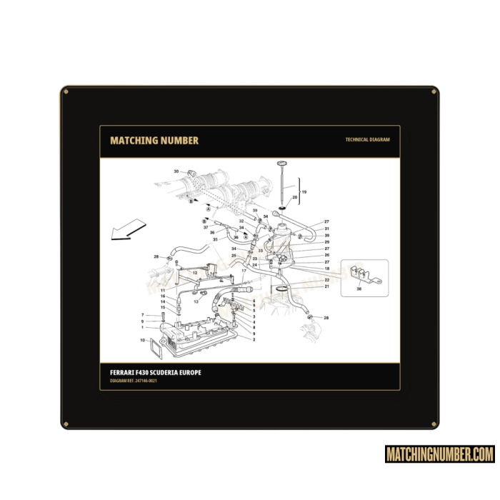 Guarnizione fra scambiatore e basamento Ferrari 247146