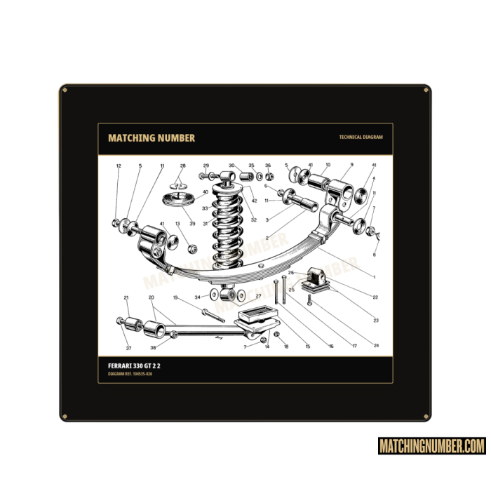 Guarnizione O-ring Ø 31,34 × 3,53 Ferrari 104535