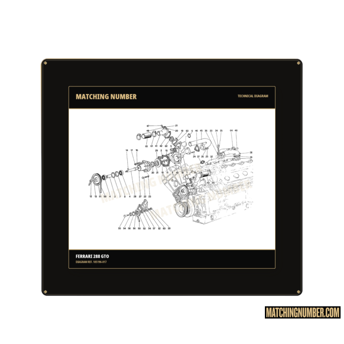 Guarnizione O-ring Ø 36,14 × 2,62 Ferrari 105196