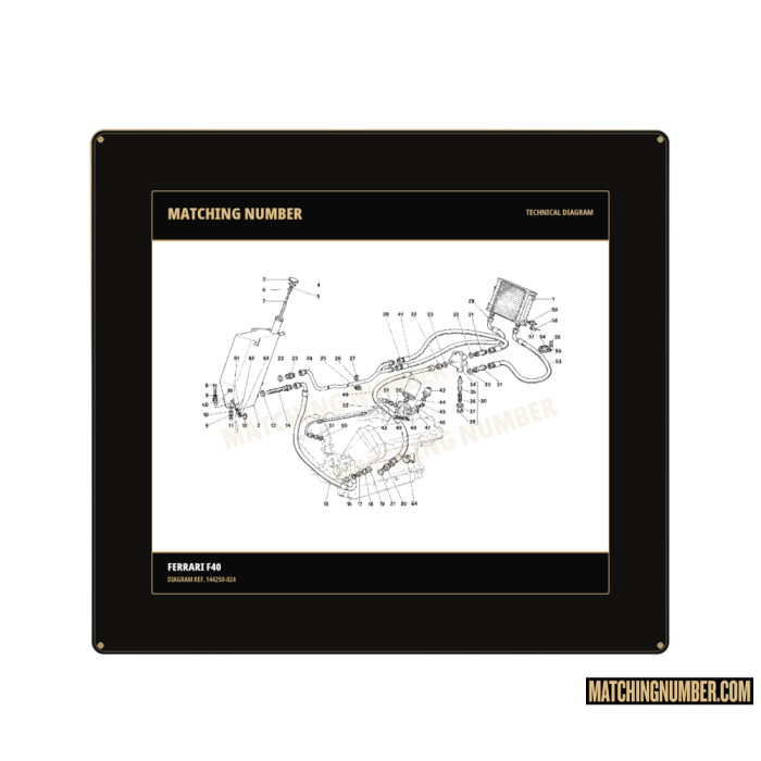 Ferrari 144250 Oil Filter Base Gasket