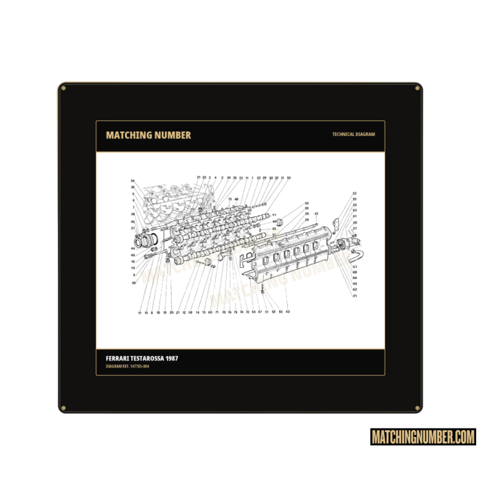 Guarnizione per coperchio testa Ferrari 147765