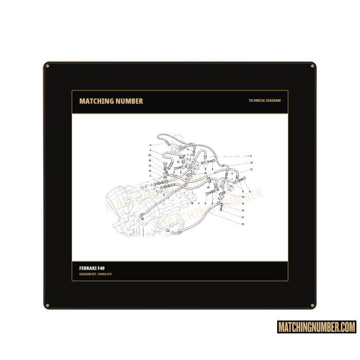 Guarnizione per flangia Ferrari 144494