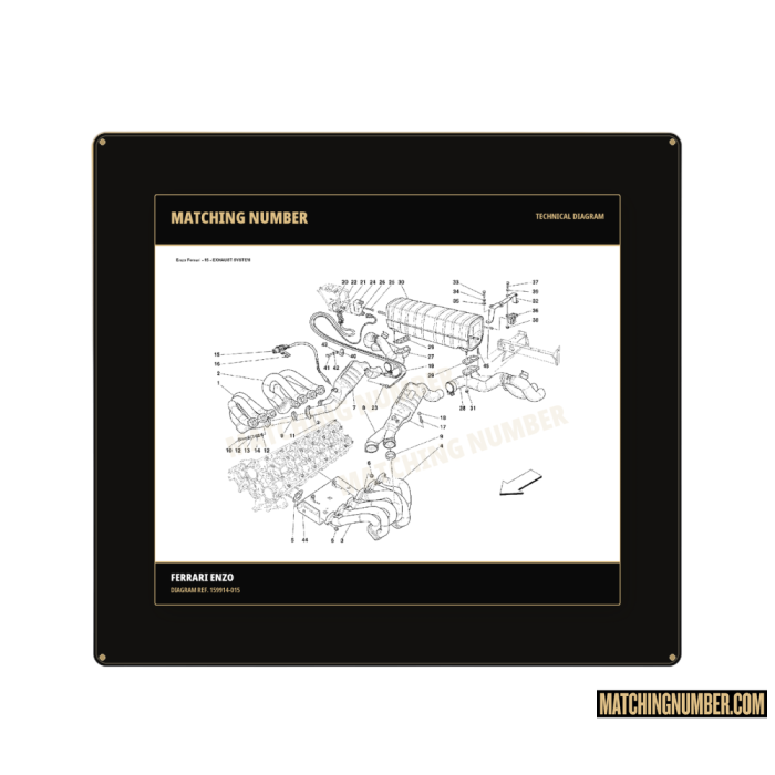 Guarnizione trapezoidale Ø 60,5-71,5 × 16 Ferrari 159914