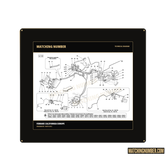 Guarnizione tubazione aria secondaria Ferrari 186781