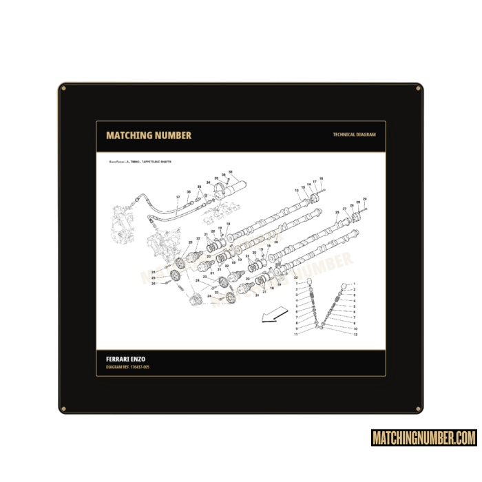 Intake valve guide (replacement) Ferrari 176437