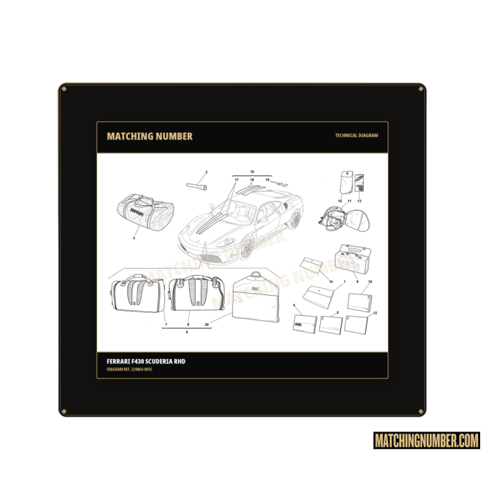 Kit manuali Ferrari inglese/spagnolo/portoghese 224864