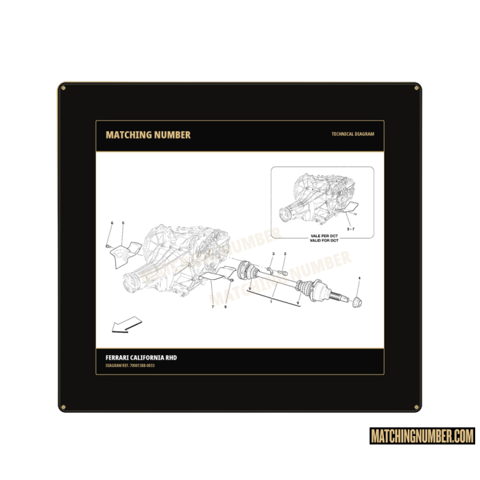 Ferrari 70001388 Wheel/Gearbox Boot Replacement Kit