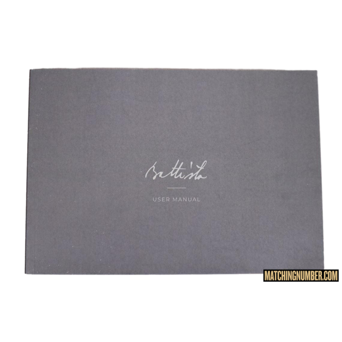 Pininfarina battista instruction manual