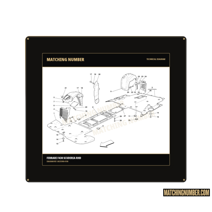 Parasassi anteriore sinistro Ferrari 80255900