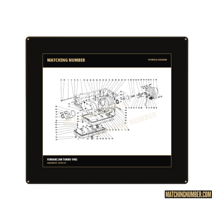 Rondella lavorata Ø 75 -88,9 × 3 Ferrari 103425