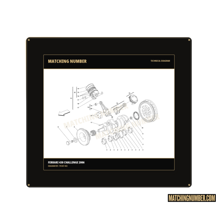Semicuscinetto superiore blu Ferrari 195307