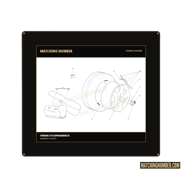 Sensore pressione pneumatici Ferrari 224549
