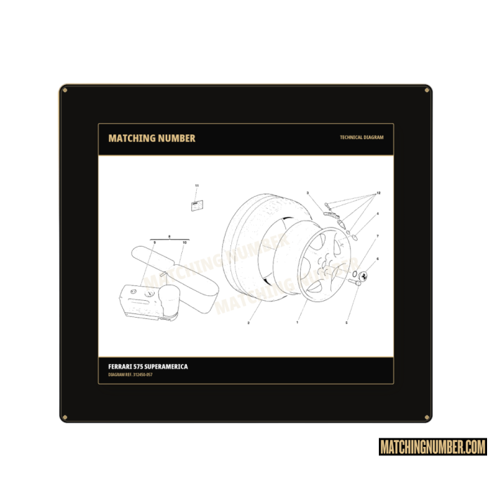 Sensore pressione pneumatici Ferrari 312450
