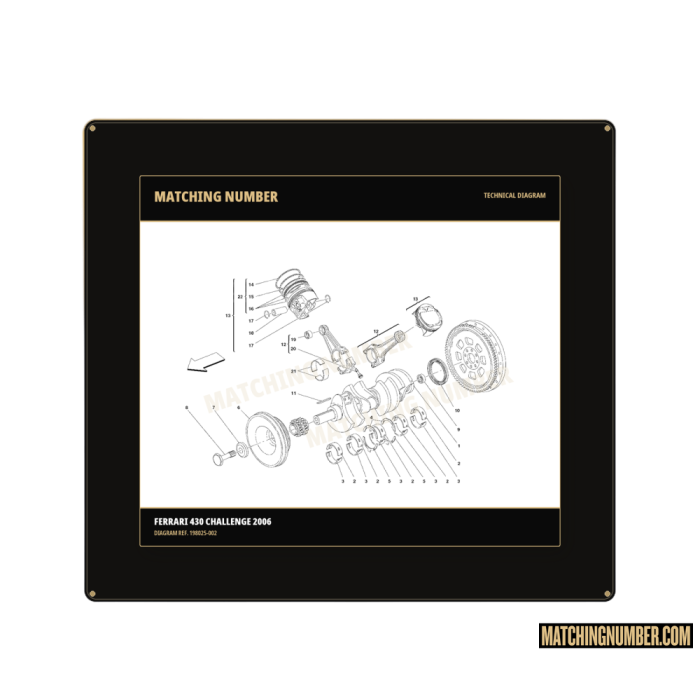 Serie completa anelli pistone Ferrari 198025