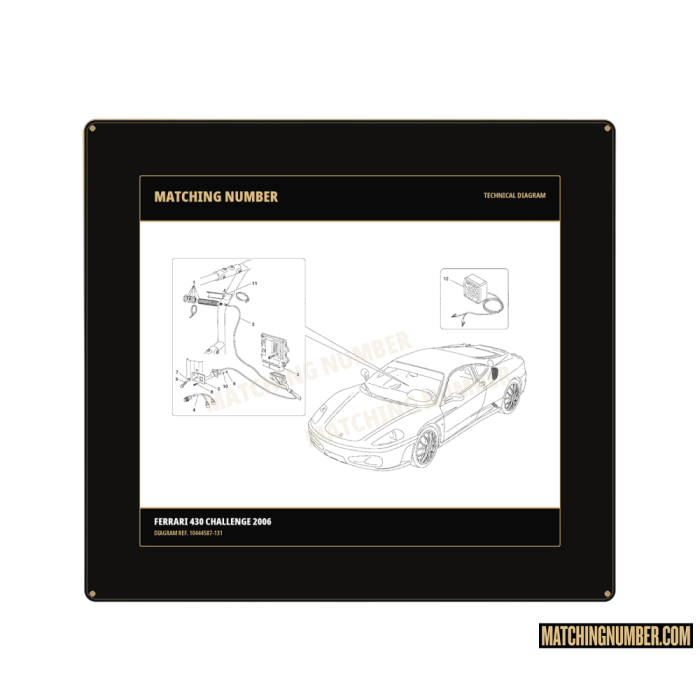 Vite a testa esagonale M4 × 10 Ferrari 10444587