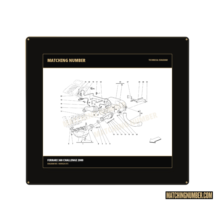 Vite a testa esagonale M8 × 120 Ferrari 16045624
