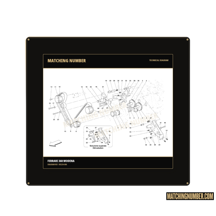 Vite a testa esagonale M8 × 50 Ferrari 185234