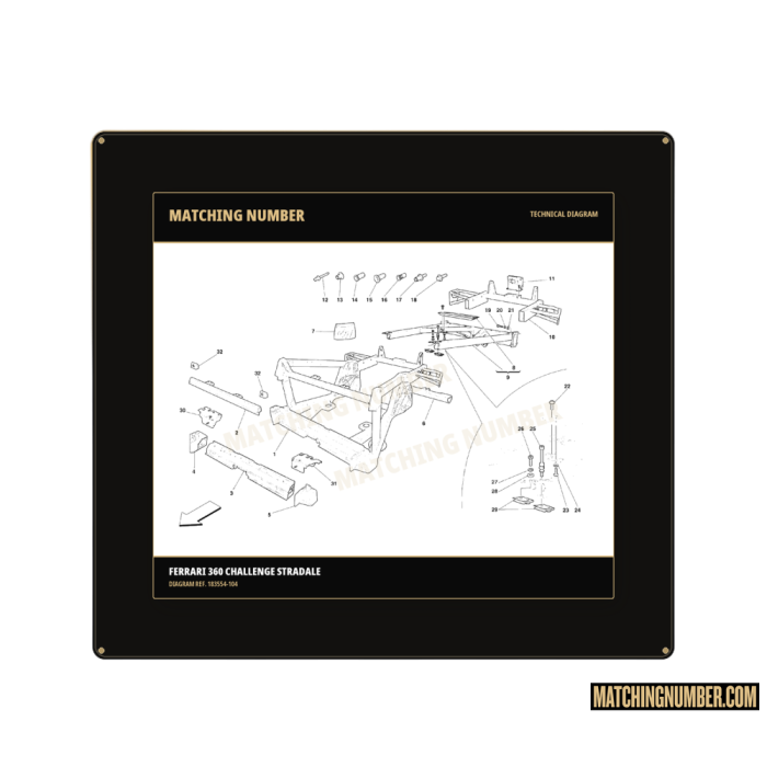 Complete screw for fixing the Ferrari 183554 mobile truss